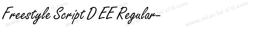 Freestyle Script D EE Regular字体转换